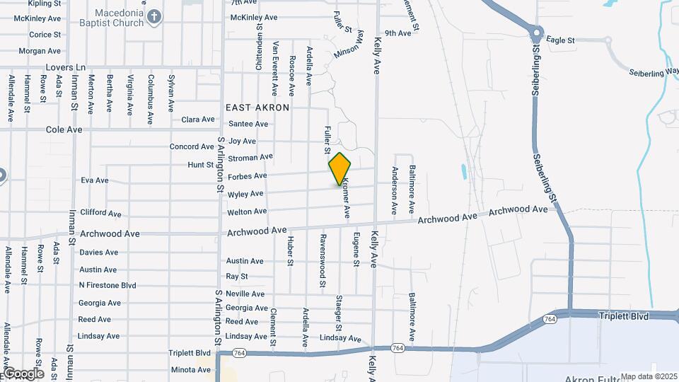 1210 Wyley Ave Mapa y Detalles de la Ubicación