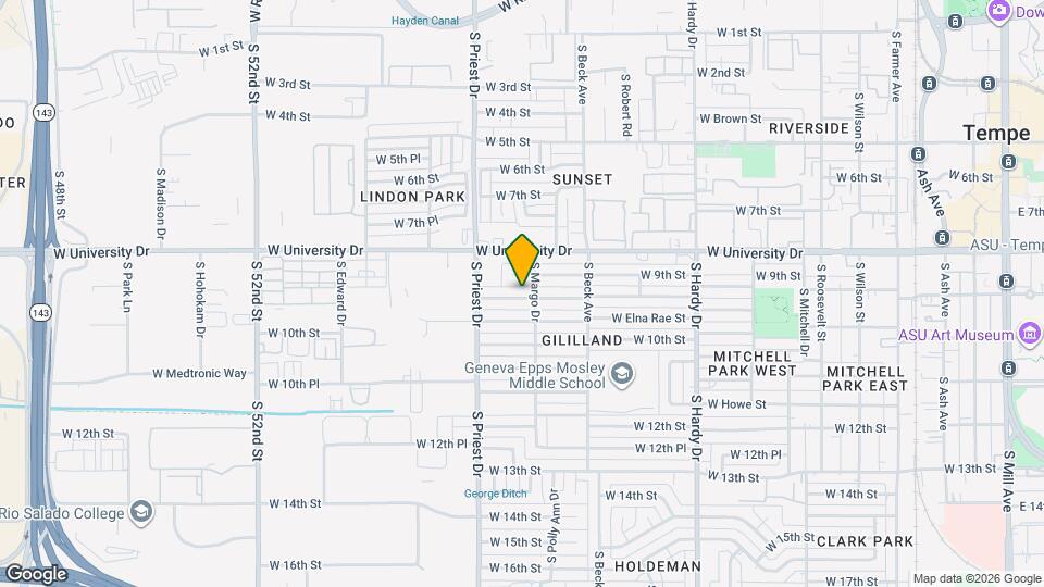 1310 W Romo Jones St Map and Location Details