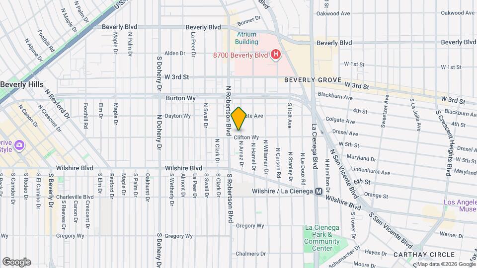 8737 Clifton Wy Mapa y Detalles de la Ubicación