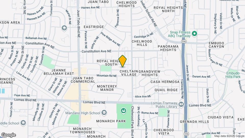 12513 Rosemont Ave NE Map and Location Details