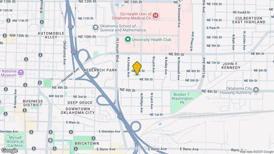 727 NE 5th St Map and Location Details
