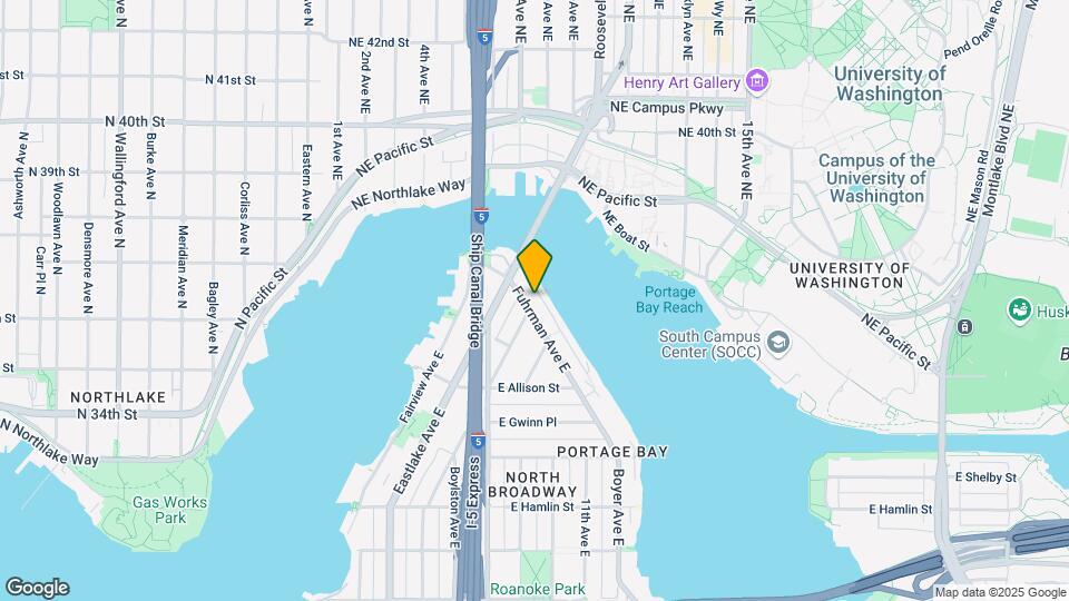 Portage Bay Flats Map and Location Details