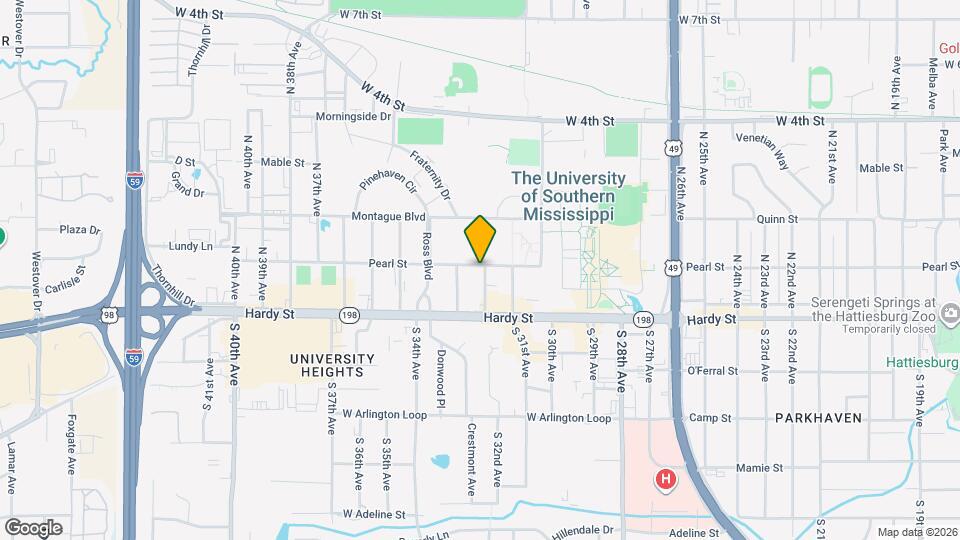 116 N 32nd Ave Map and Location Details