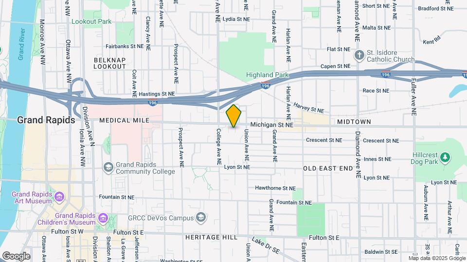 325 Michigan Pl NE Map and Location Details