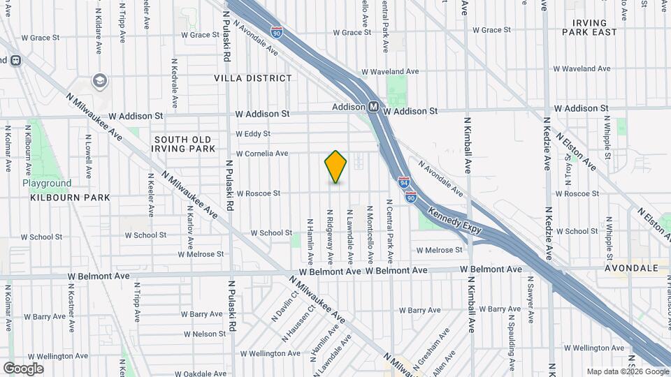 3401 N Ridgeway Ave Map and Location Details