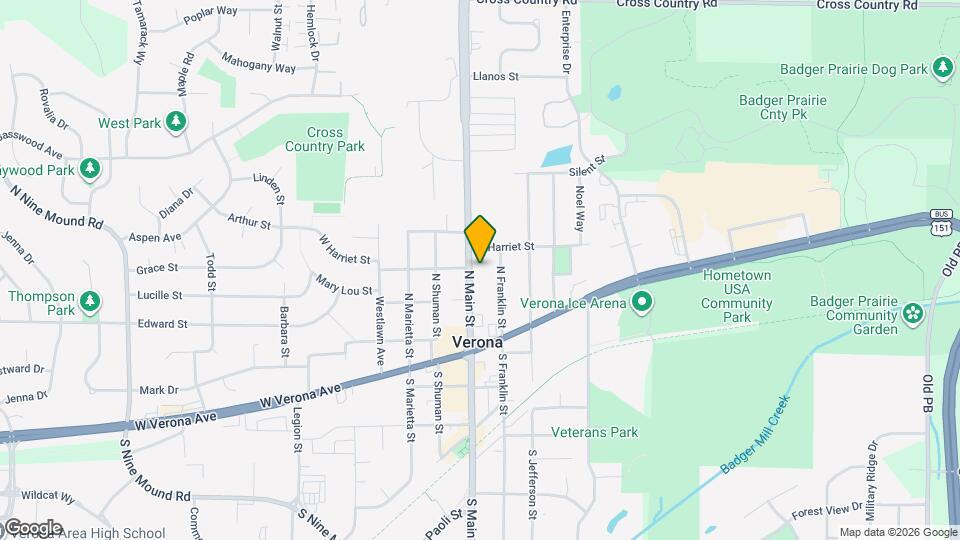 133 N Main St Map and Location Details