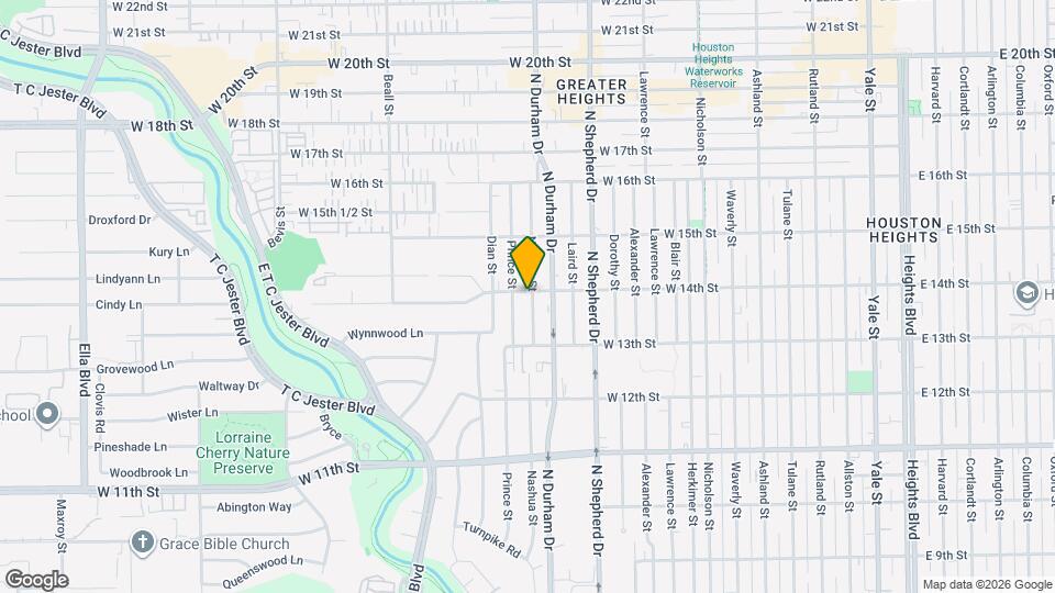 1345 Nashua St Map and Location Details