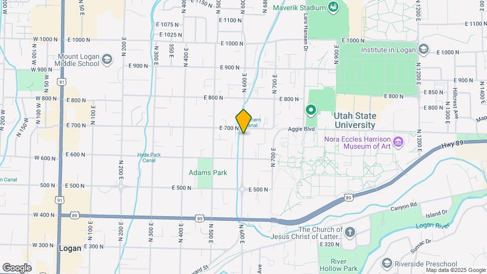 677 E 600 N Map and Location Details