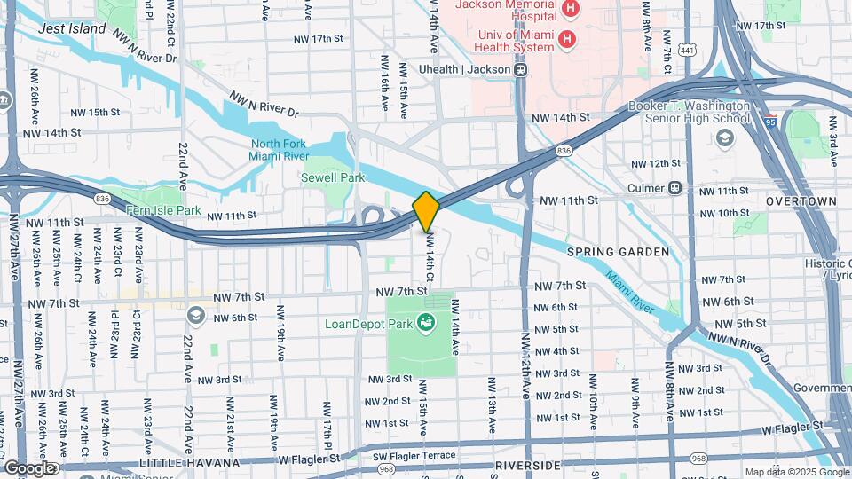 876 NW 14th Ct Map and Location Details