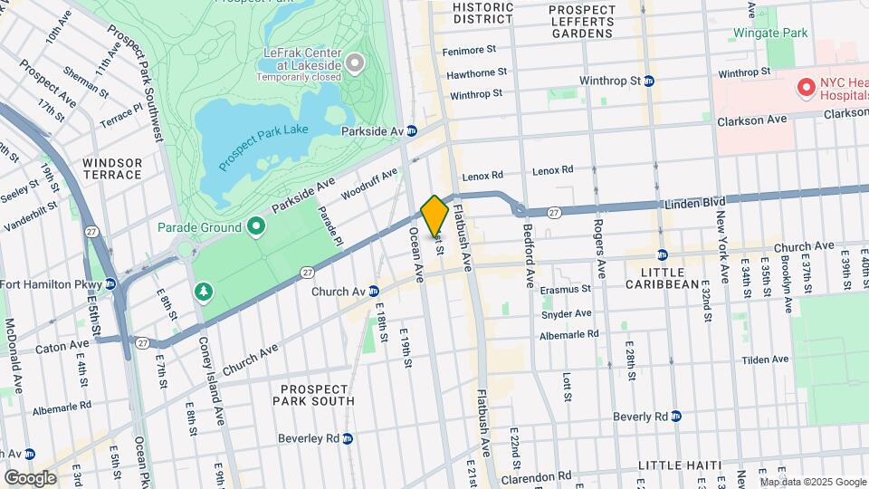 122 E 21st St Map and Location Details
