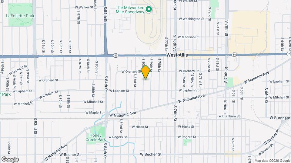 1548 S 80th St Map and Location Details