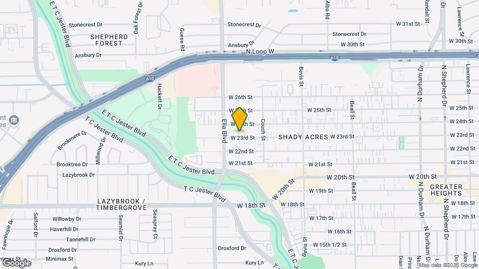 1613 W 23rd St Map and Location Details