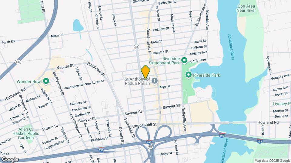 115½ Bullard St Mapa y Detalles de la Ubicación
