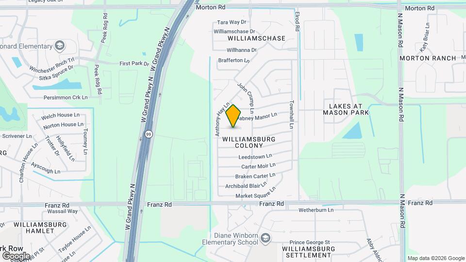 22819 Capitol Landing Ln Map and Location Details