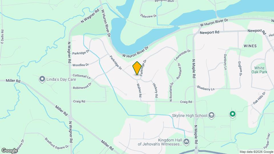 2854 Parkridge Dr Mapa y Detalles de la Ubicación