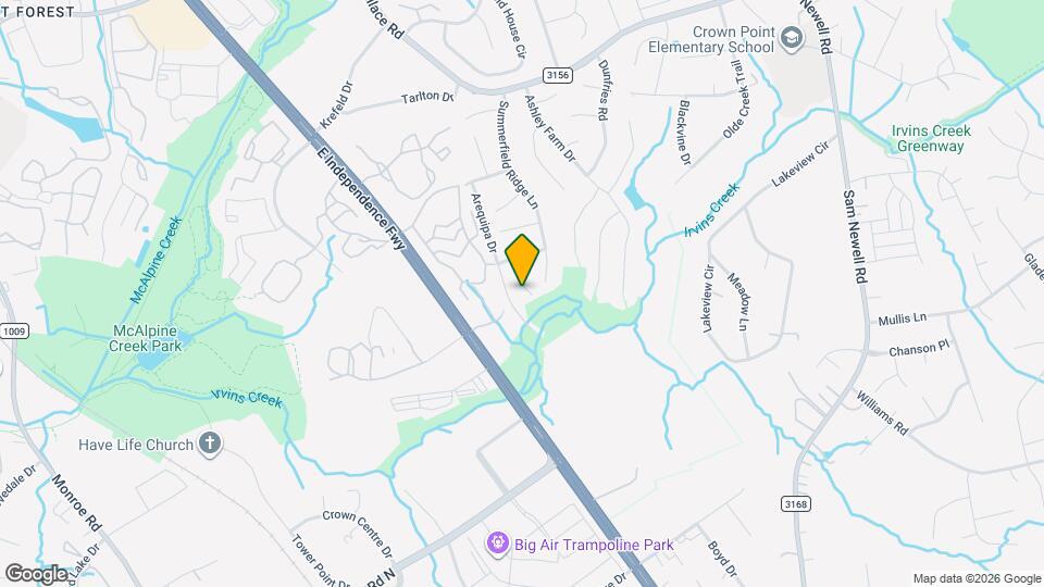 8442 Big Creek Ct Map and Location Details