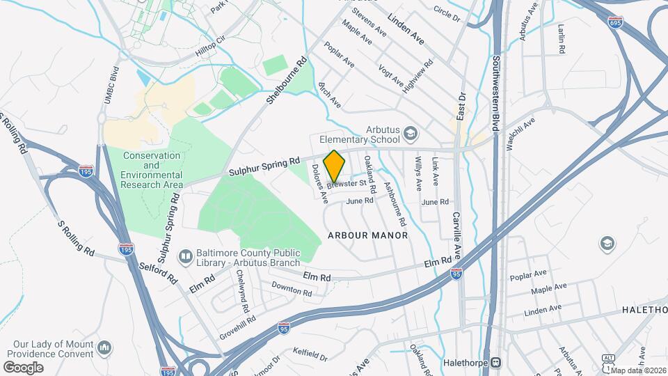 1219 Brewster St Map and Location Details