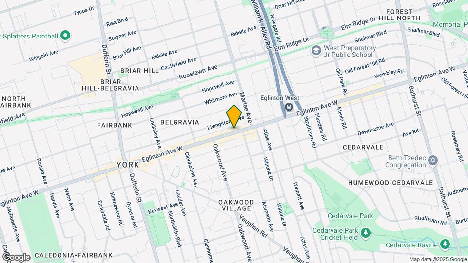 1504-1508 EGLINTON Ave Map and Location Details