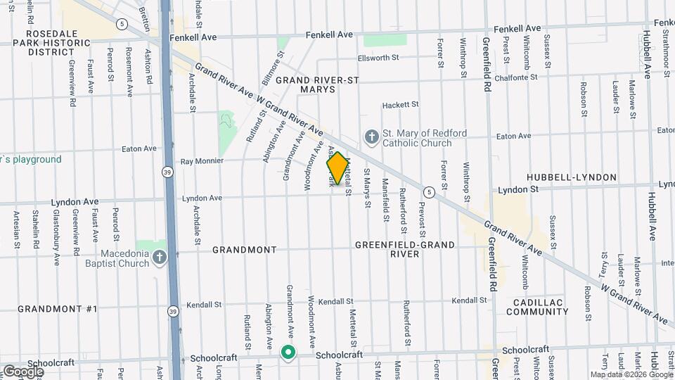 14510 Asbury Park Map and Location Details