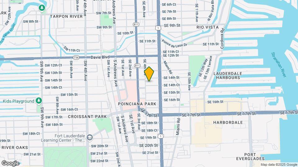 411 SE 14th Ct Map and Location Details