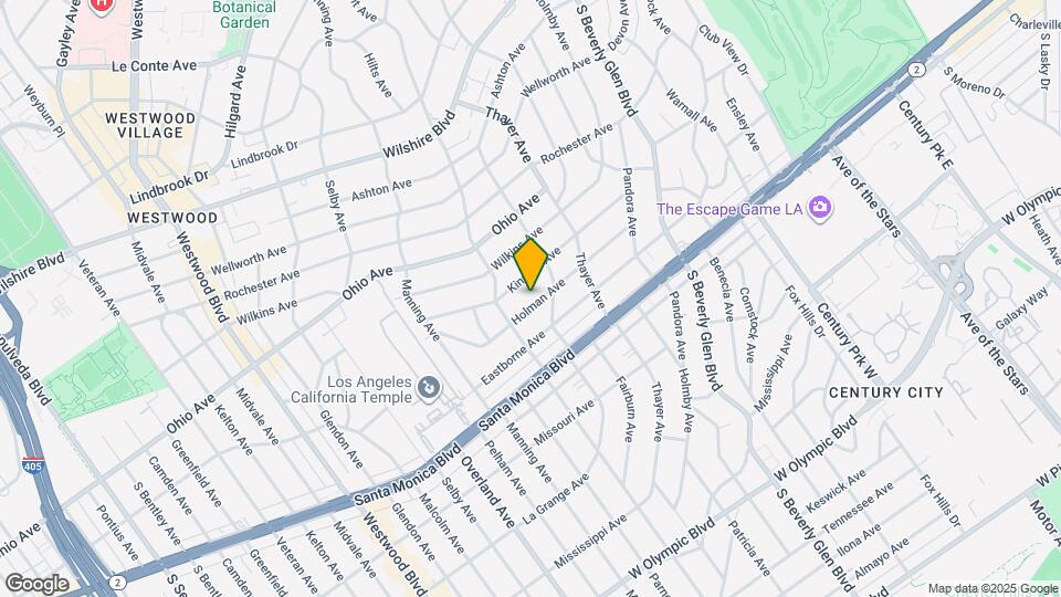 10575 Holman Ave Map and Location Details