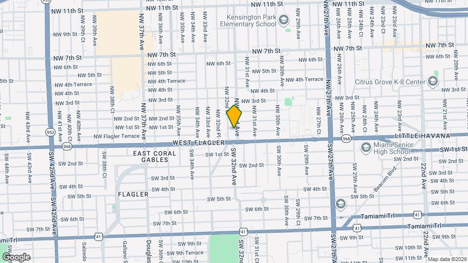 40 NW 32nd Ave Map and Location Details