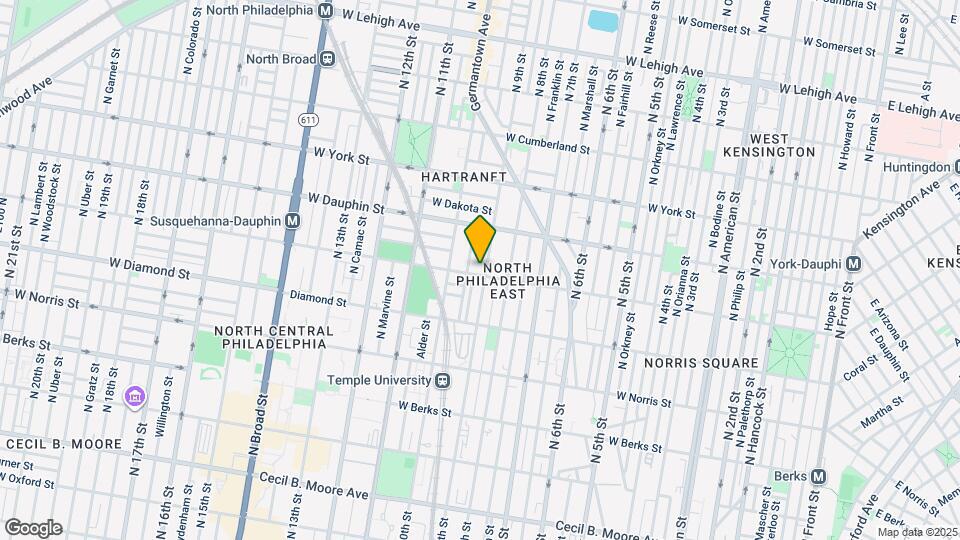 905 W Susquehanna Ave, Unit A Map and Location Details