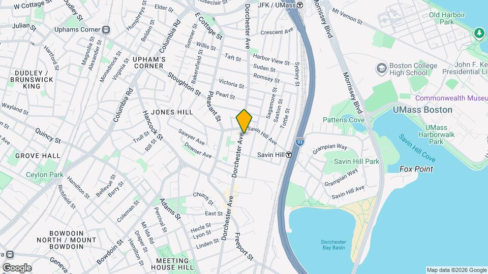 1122-1124 Dorchester Ave Map and Location Details