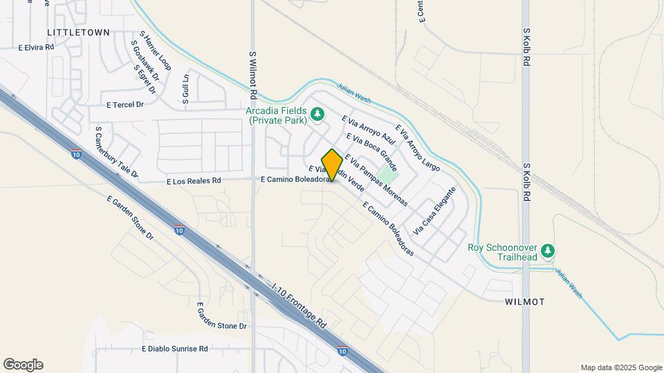 6517 E Paseo Alga Map and Location Details