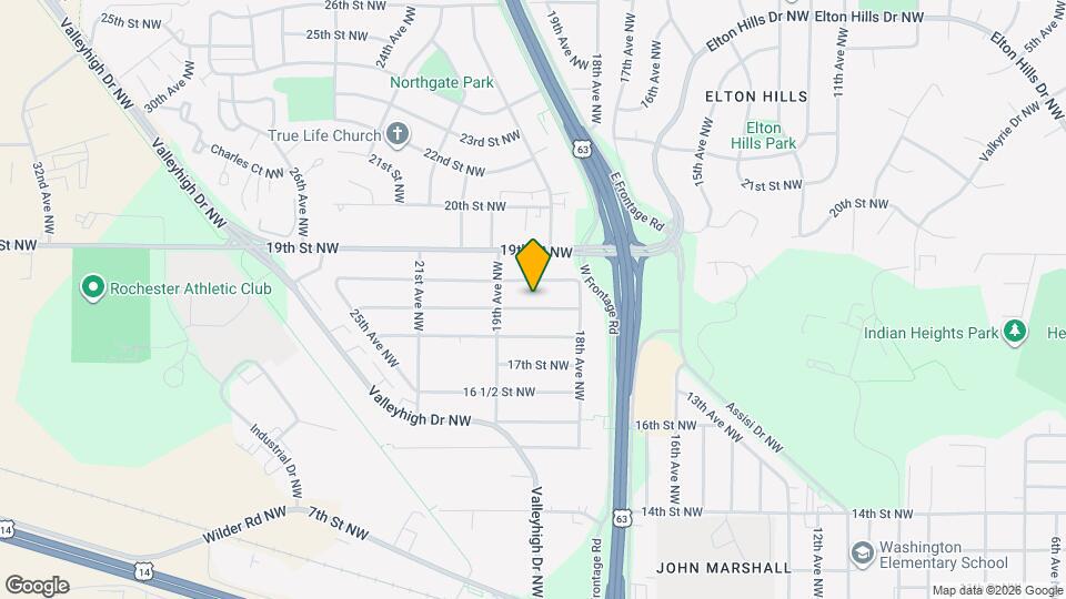 1843 18th St NW Map and Location Details