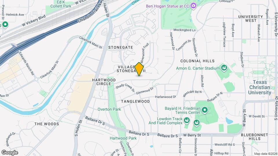 4104 Hartwood Dr Map and Location Details