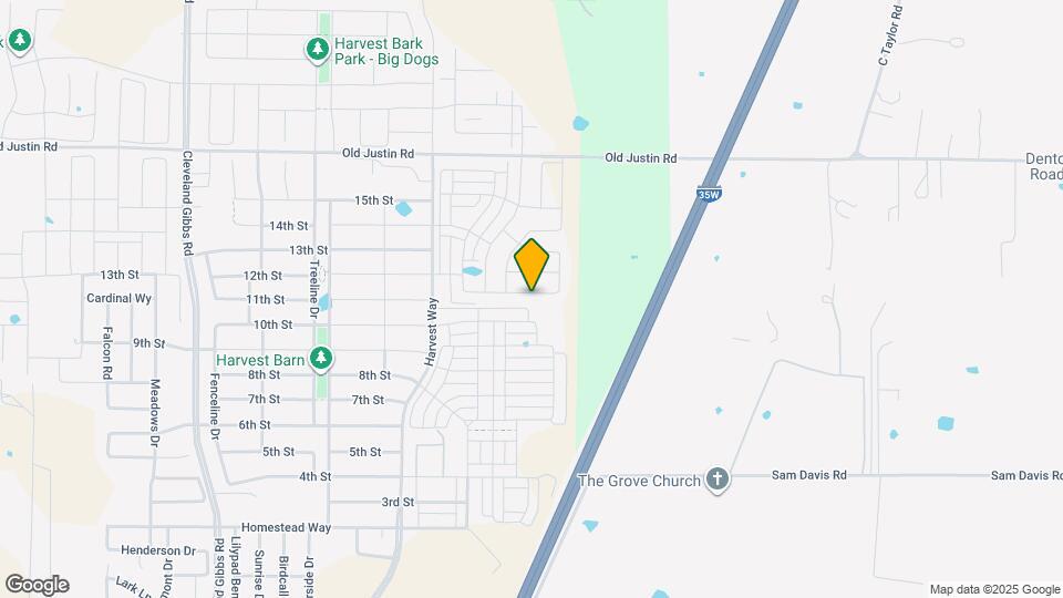 733 Peaceful Ln Map and Location Details