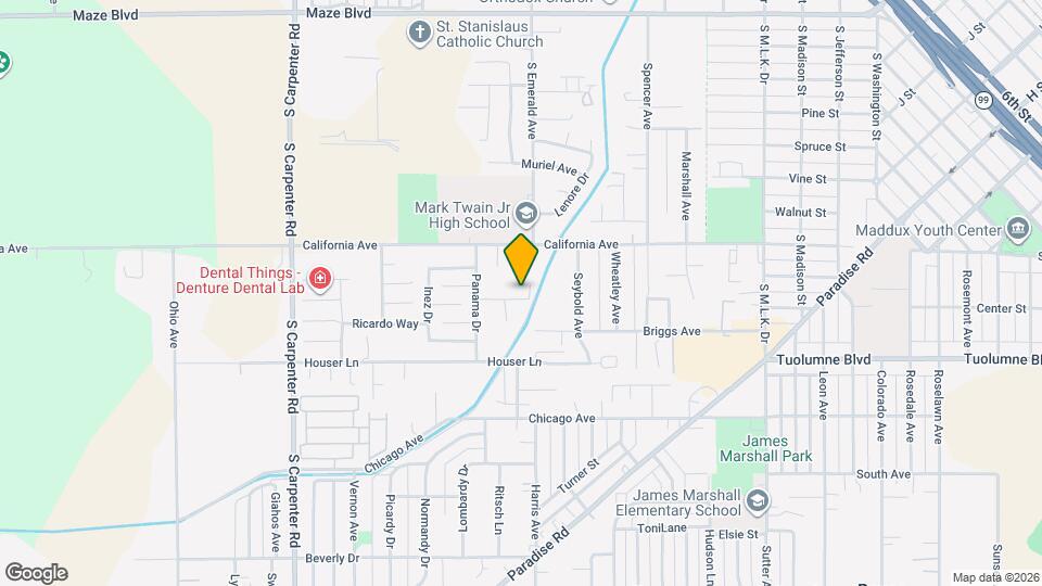 1009 Florence Ave Map and Location Details