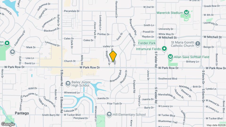 1404 Ravenwood Dr Map and Location Details