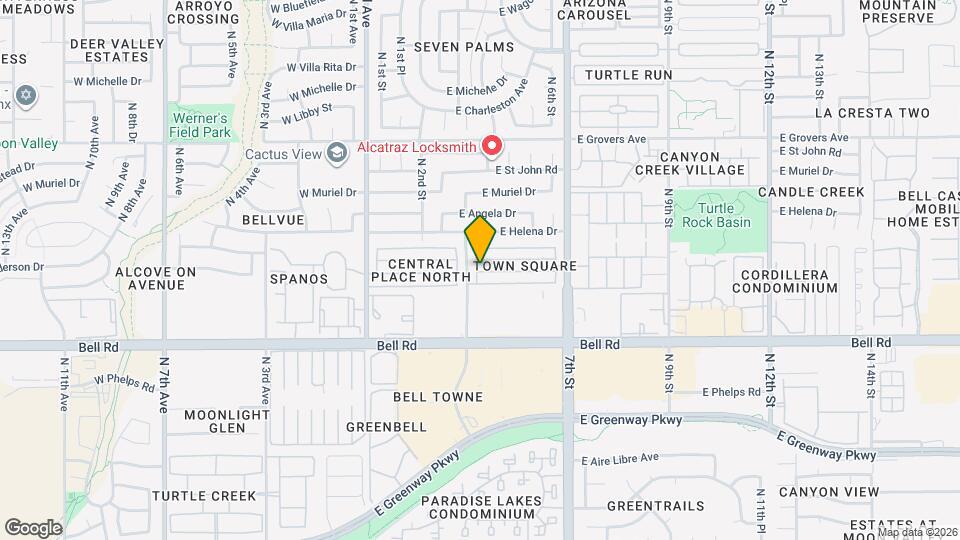 314 E Hartford Ave Map and Location Details