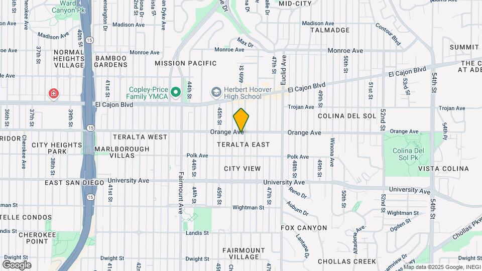 4575-4785 Orange Ave Mapa y Detalles de la Ubicación