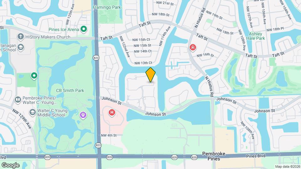 11727 NW 12th St Map and Location Details