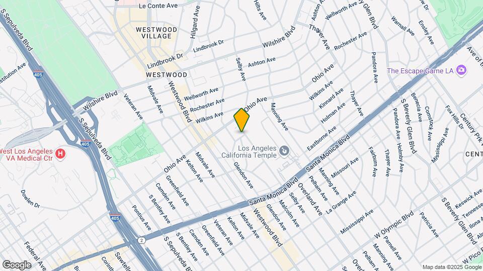 10751 Holman Ave Mapa y Detalles de la Ubicación