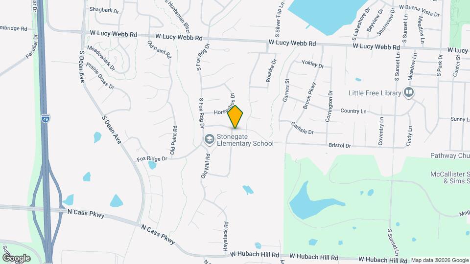 819 Trailway Dr Map and Location Details