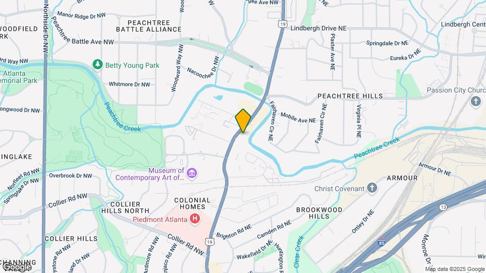 2233 Peachtree Rd, Unit 804 Map and Location Details