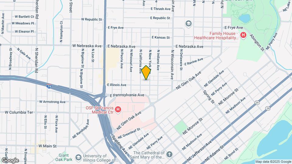 511 E Illinois Ave Map and Location Details