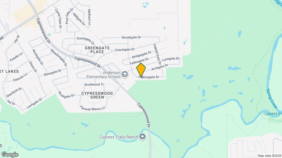 6410 Barrygate Dr Map and Location Details