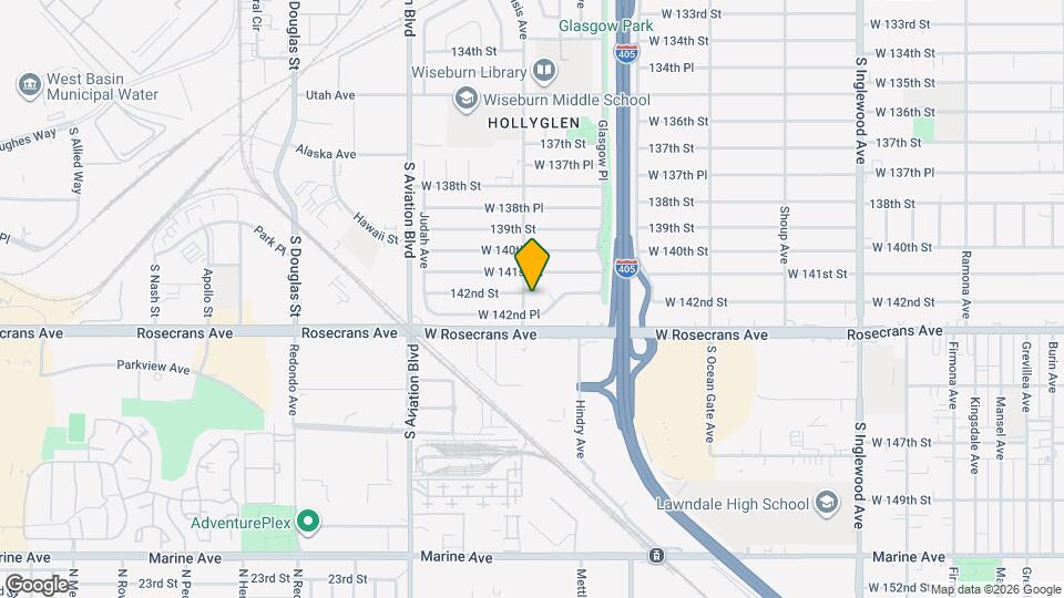 14226 S Isis Ave Map and Location Details