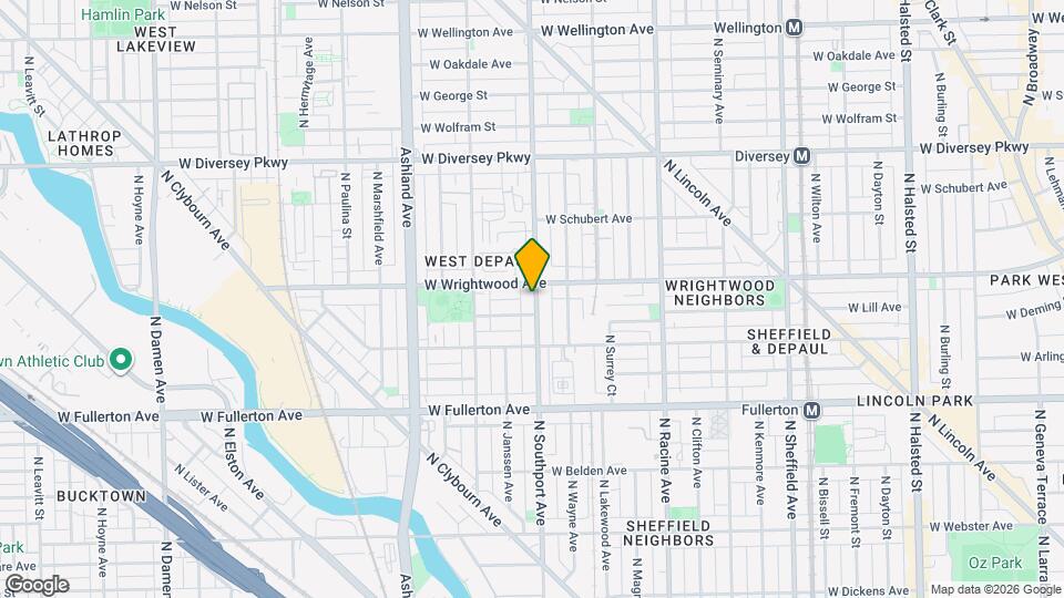 2546 N Southport Ave, Unit 2F Map and Location Details