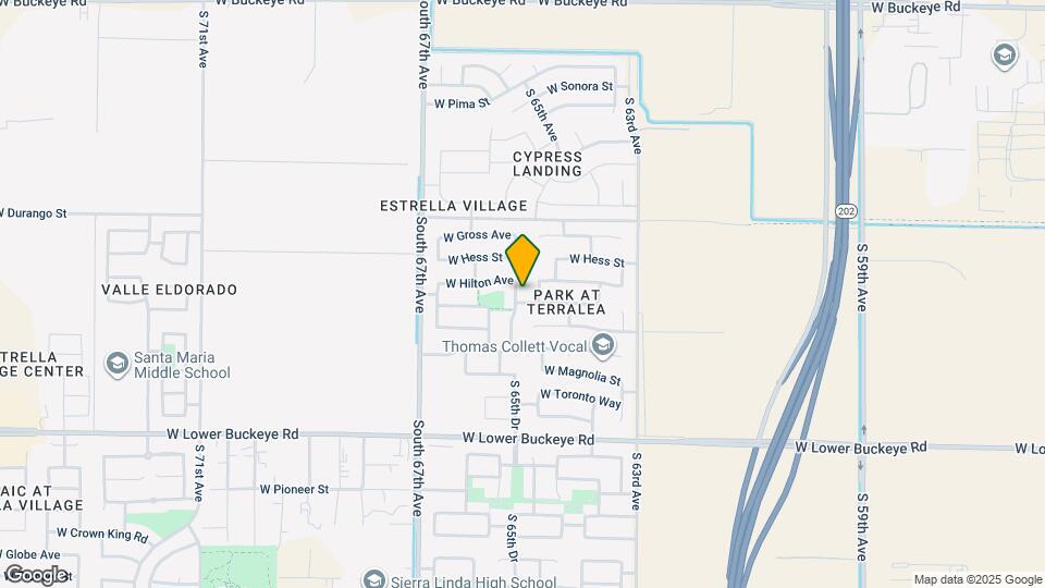 2213 S 65th Dr Map and Location Details