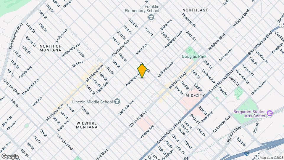 1028 19th St Map and Location Details