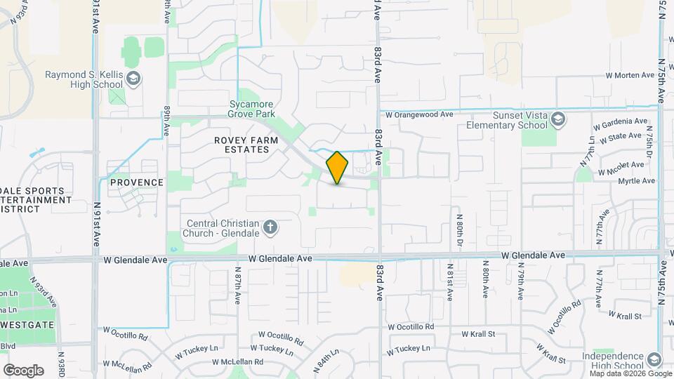 8407 West Myrtle Ave Map and Location Details