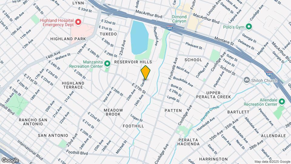 2748 Garden St Mapa y Detalles de la Ubicación