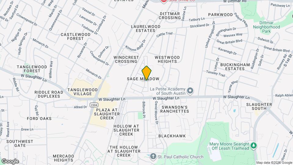 9501 Sweetgum Dr Map and Location Details