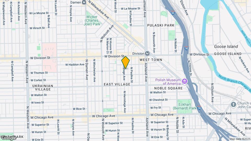 1065 N. Hermitage Ave. Mapa y Detalles de la Ubicación